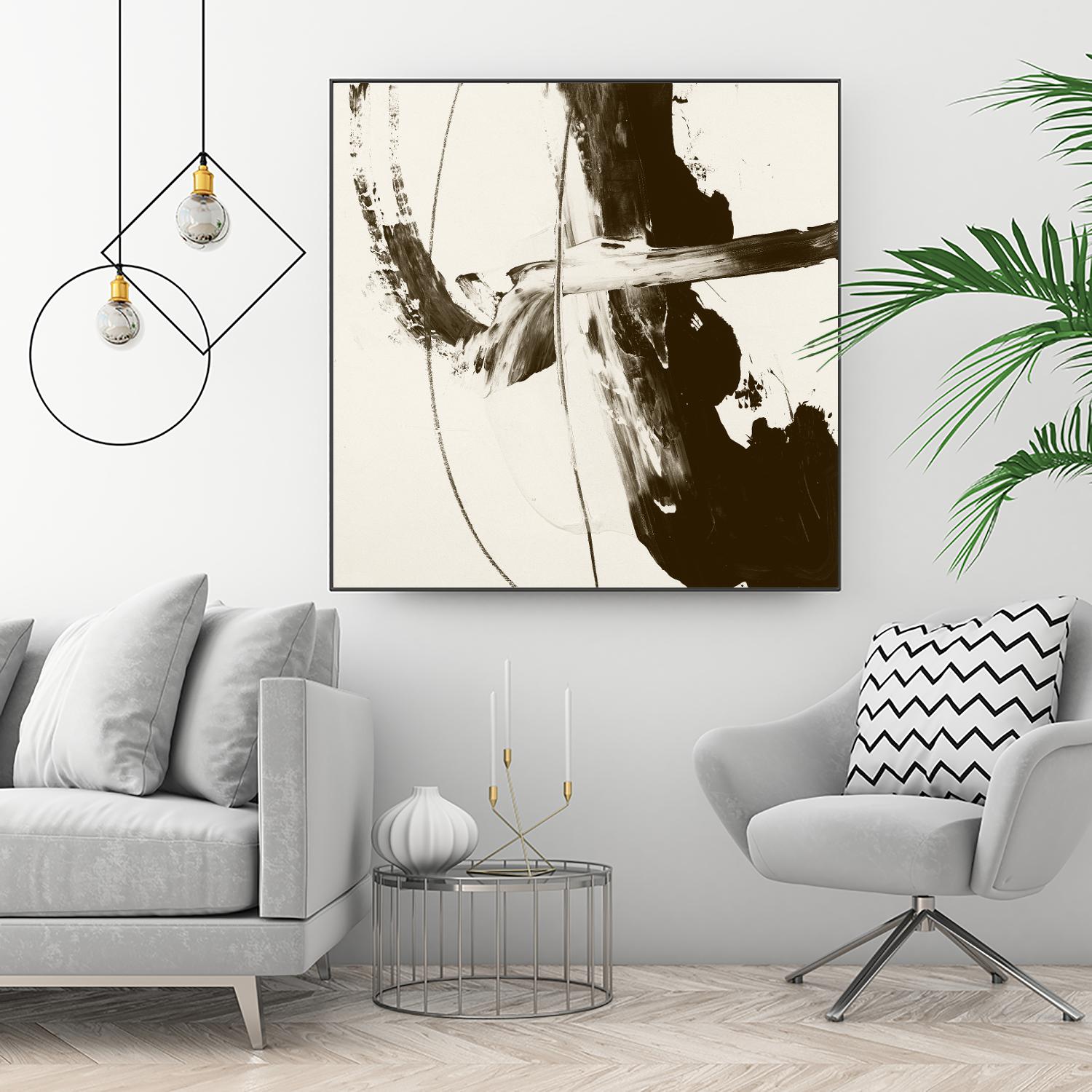 Sepia H by Franka Palek on GIANT ART - beige abstract