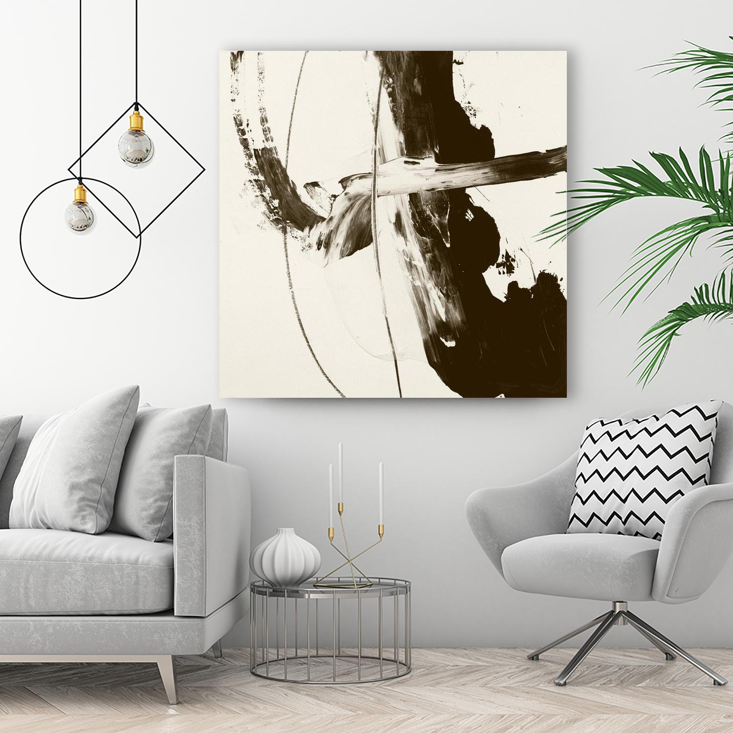 Sepia H by Franka Palek on GIANT ART - beige abstract
