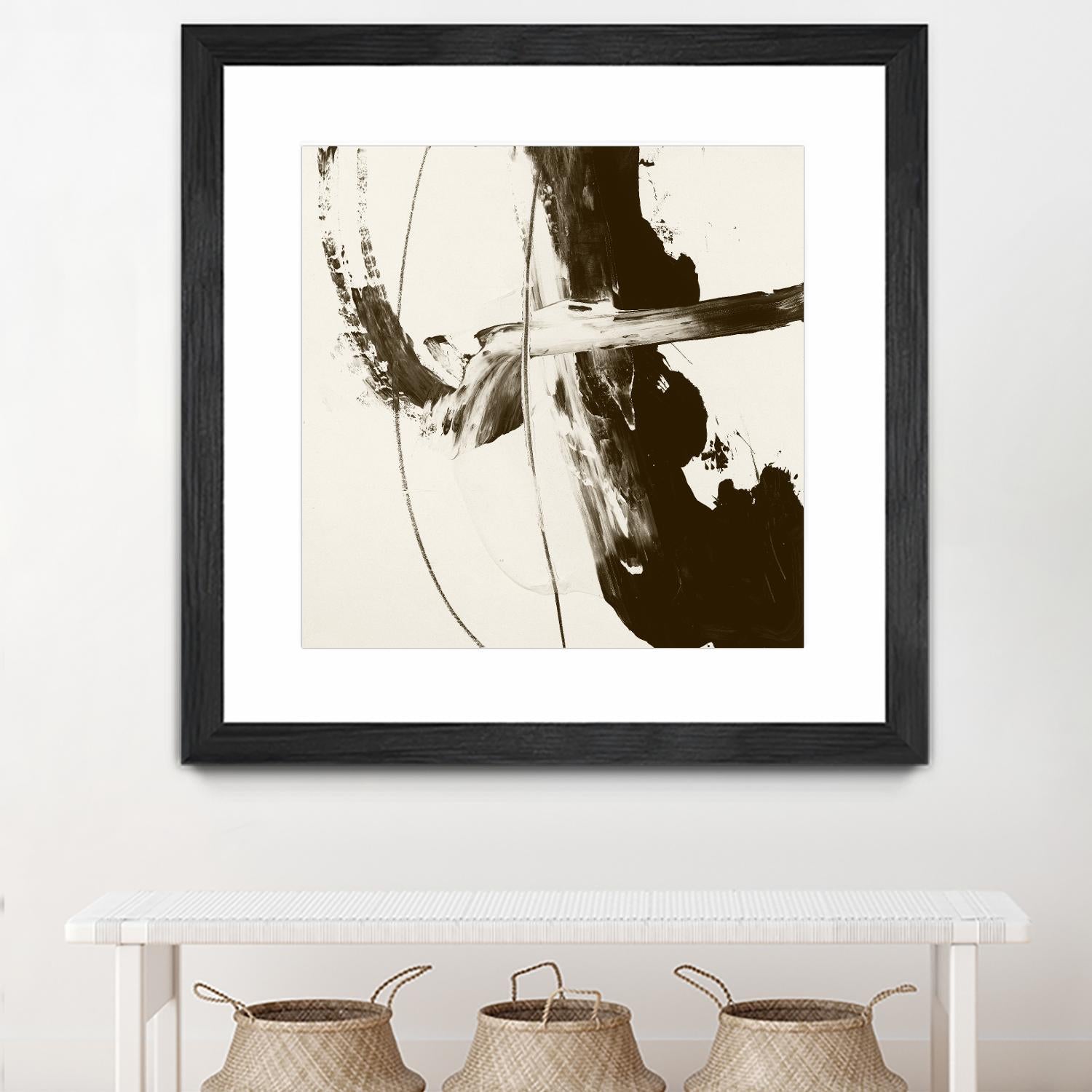 Sepia H by Franka Palek on GIANT ART - beige abstract