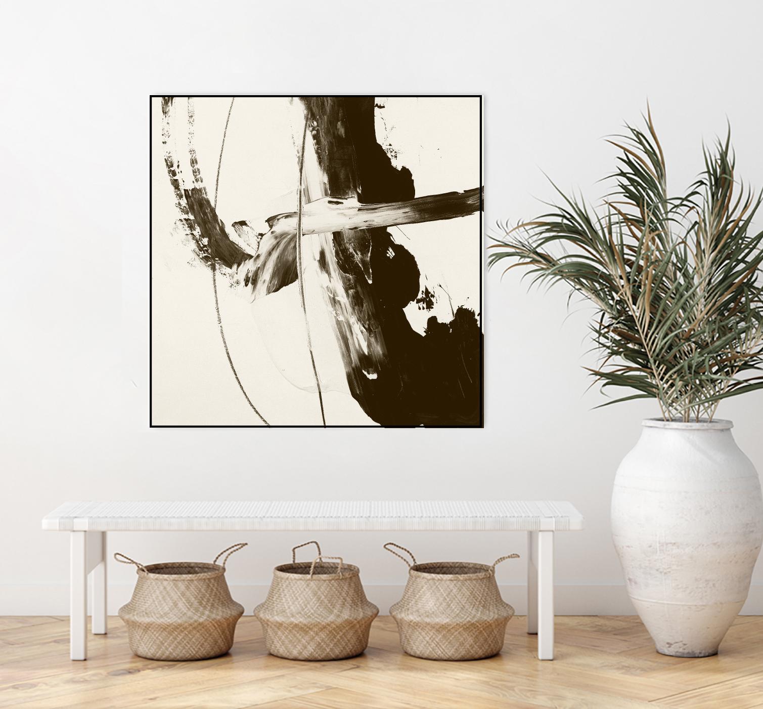 Sepia H by Franka Palek on GIANT ART - beige abstract