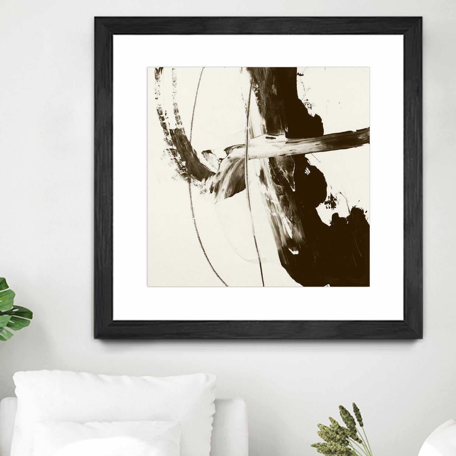 Sepia H by Franka Palek on GIANT ART - beige abstract