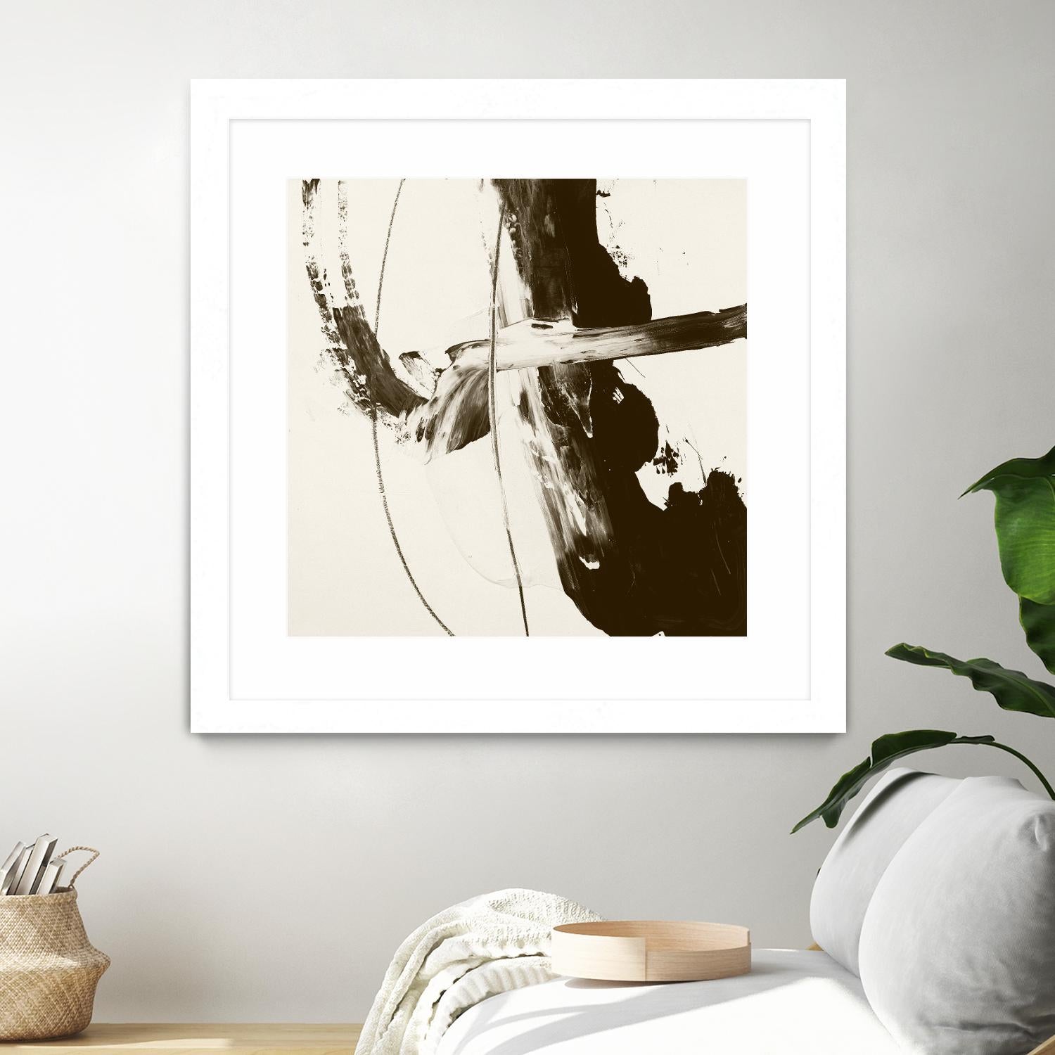 Sepia H by Franka Palek on GIANT ART - beige abstract