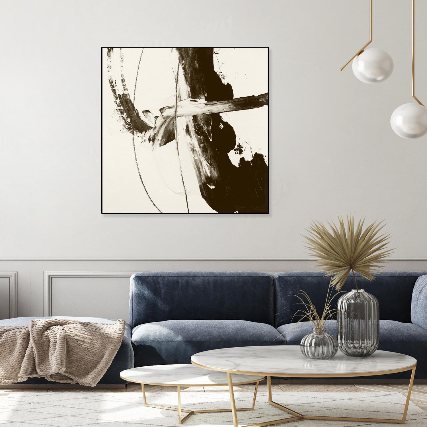 Sepia H by Franka Palek on GIANT ART - beige abstract