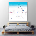 Whitewashed Beach A by THE Studio on GIANT ART - blue everyday life