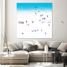 Whitewashed Beach A by THE Studio on GIANT ART - blue everyday life