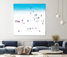 Whitewashed Beach A by THE Studio on GIANT ART - blue everyday life