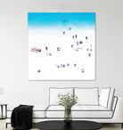 Whitewashed Beach A by THE Studio on GIANT ART - blue everyday life