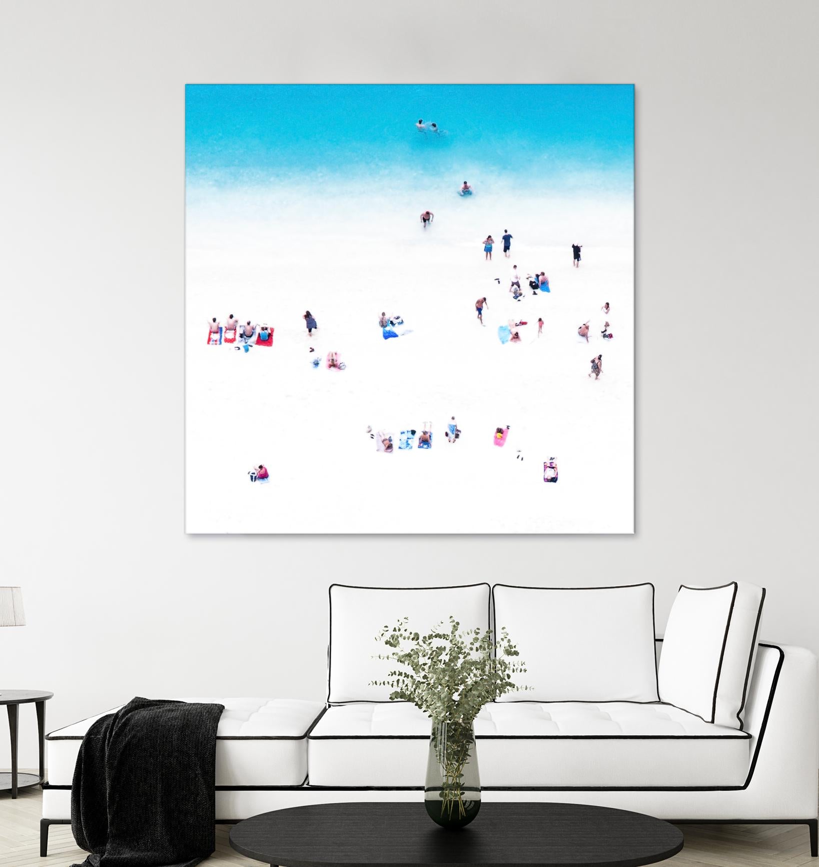 Whitewashed Beach A by THE Studio on GIANT ART - blue everyday life