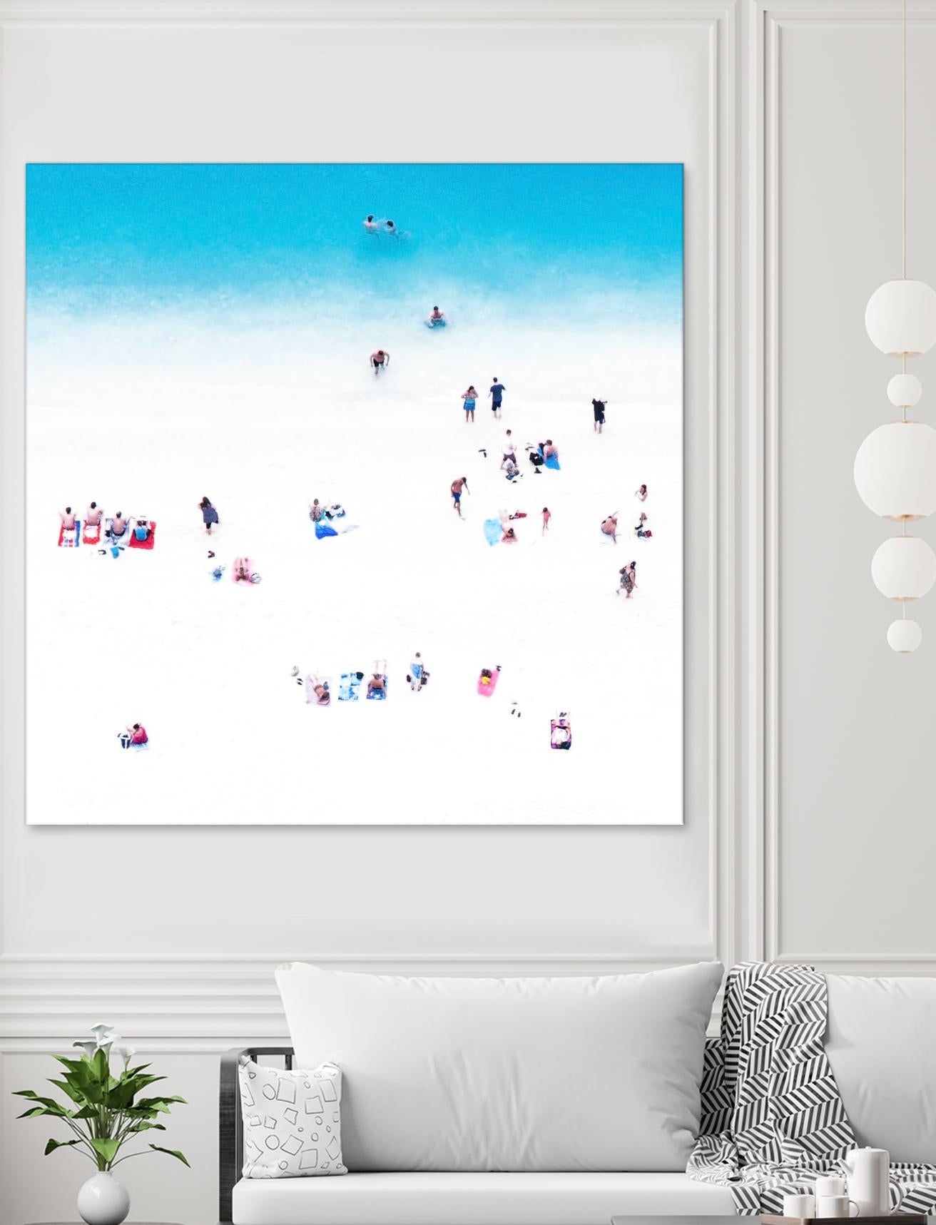 Whitewashed Beach A by THE Studio on GIANT ART - blue everyday life