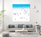 Whitewashed Beach A by THE Studio on GIANT ART - blue everyday life