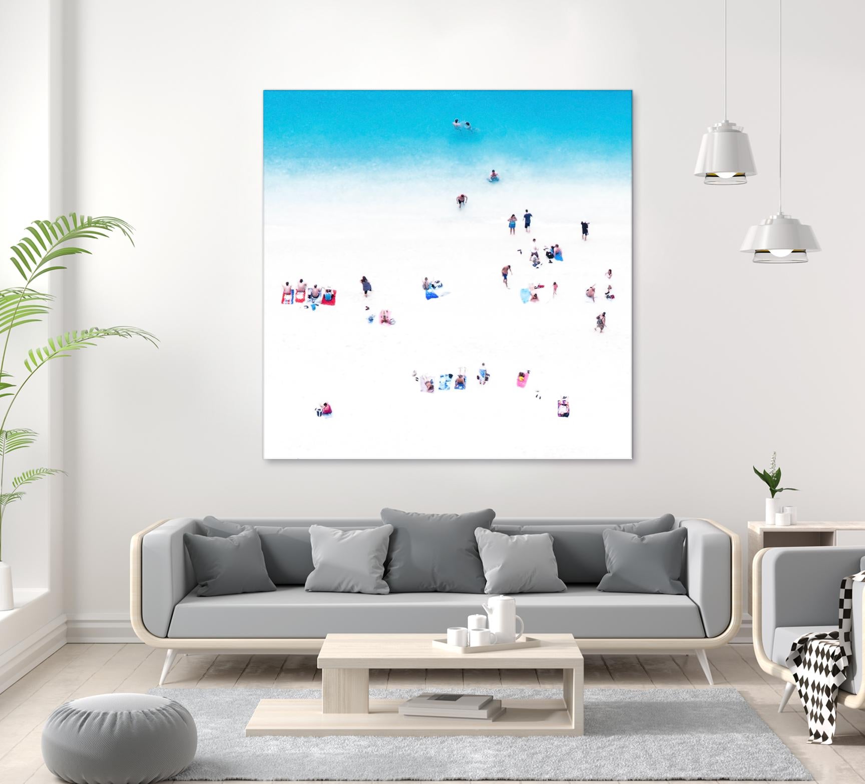 Whitewashed Beach A by THE Studio on GIANT ART - blue everyday life