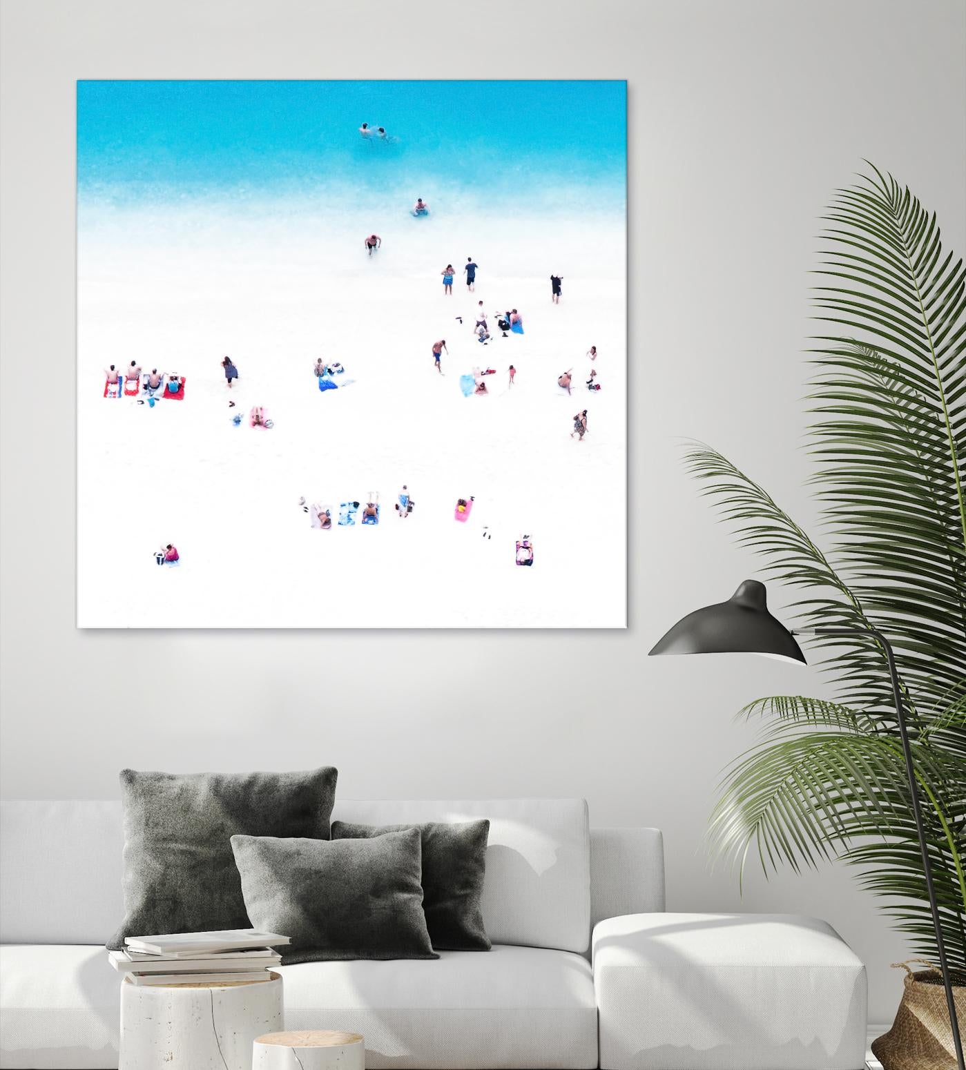 Whitewashed Beach A by THE Studio on GIANT ART - blue everyday life