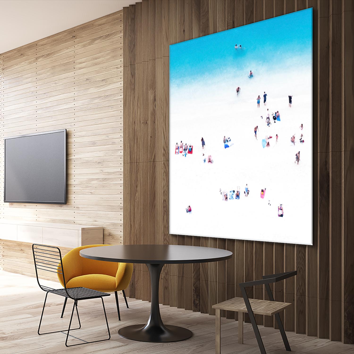 Whitewashed Beach A by THE Studio on GIANT ART - blue everyday life