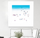 Whitewashed Beach A by THE Studio on GIANT ART - blue everyday life