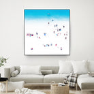 Whitewashed Beach A by THE Studio on GIANT ART - blue everyday life