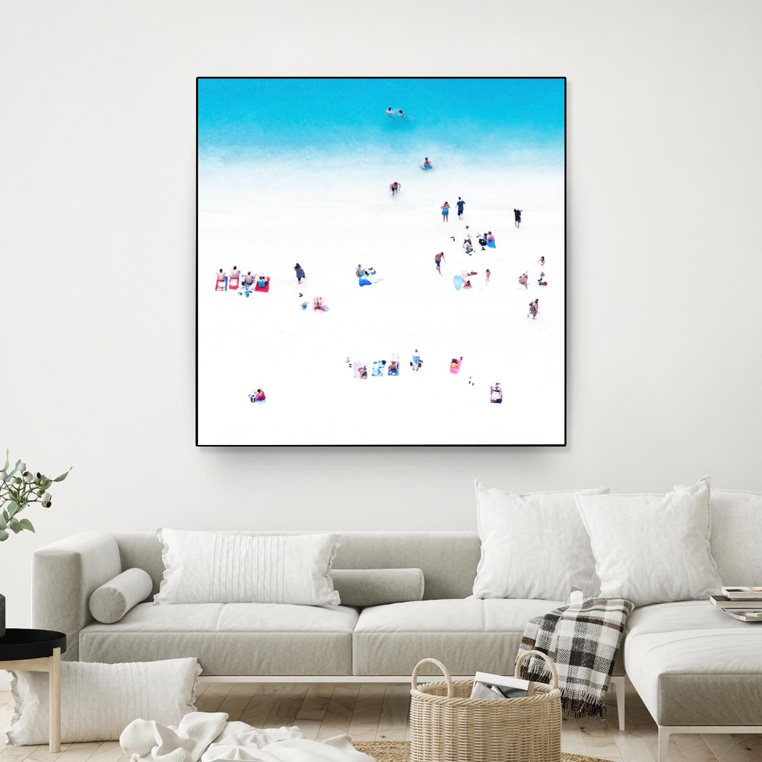 Whitewashed Beach A by THE Studio on GIANT ART - blue everyday life