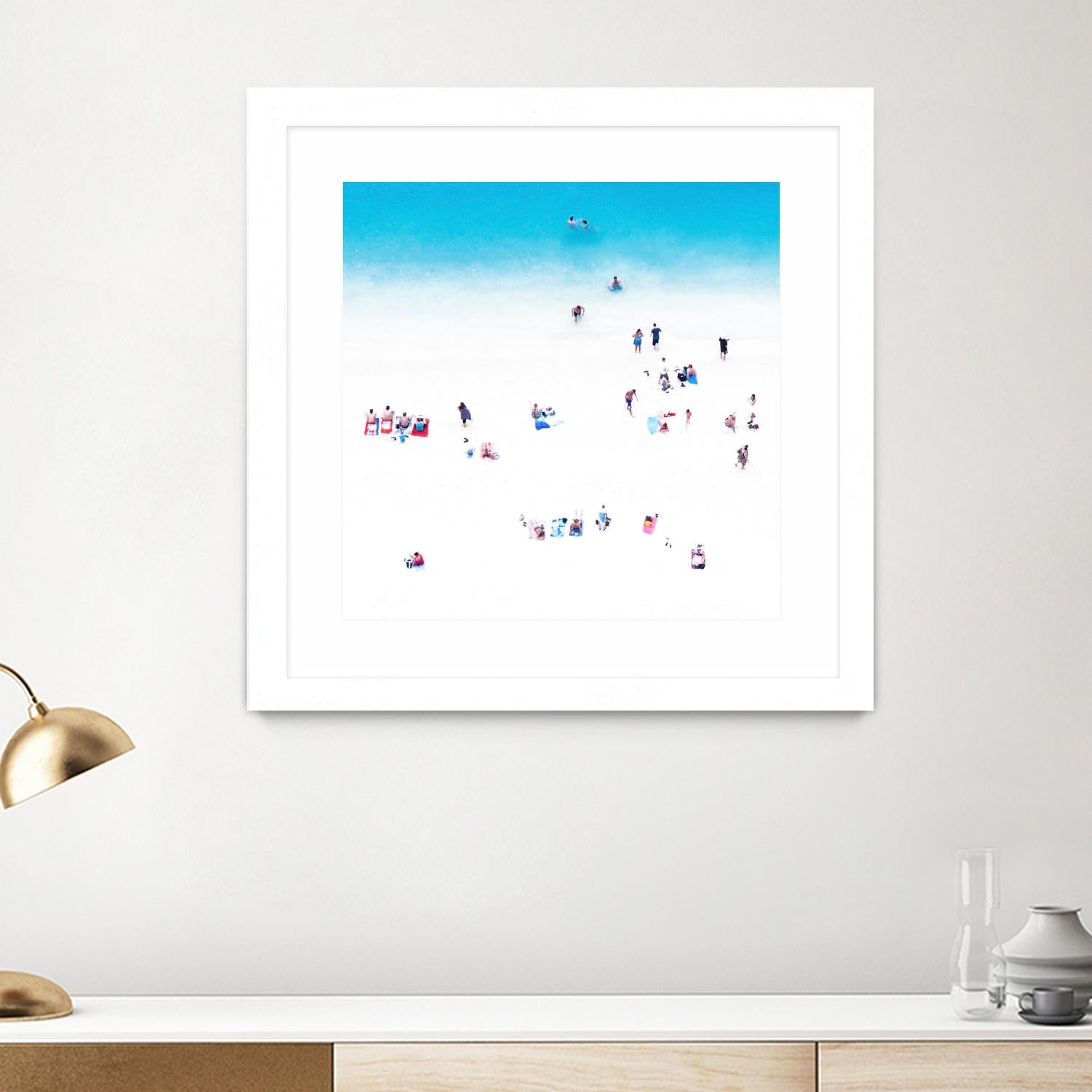 Whitewashed Beach A by THE Studio on GIANT ART - blue everyday life