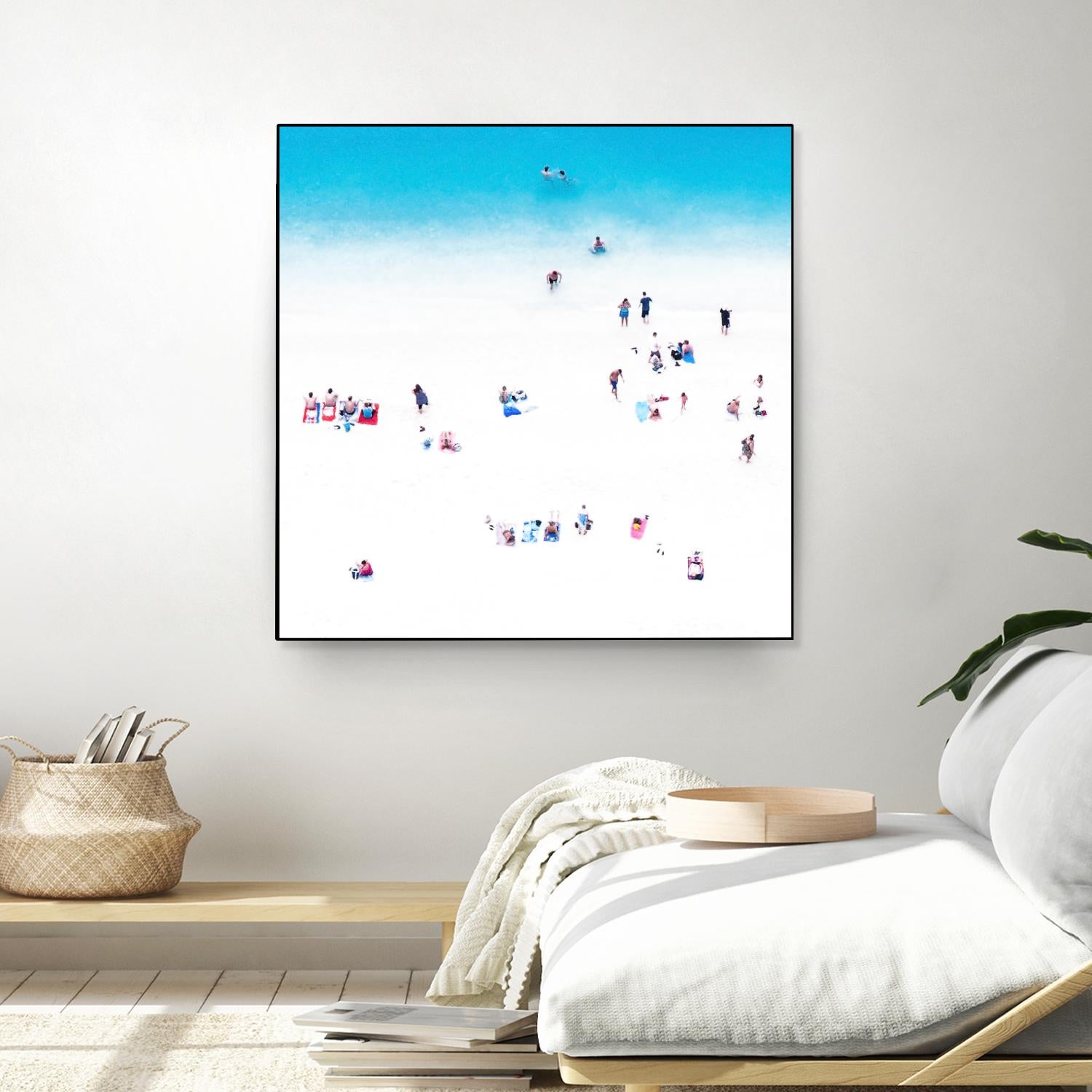 Whitewashed Beach A by THE Studio on GIANT ART - blue everyday life