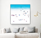 Whitewashed Beach A by THE Studio on GIANT ART - blue everyday life