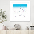 Whitewashed Beach A by THE Studio on GIANT ART - blue everyday life