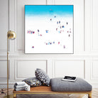 Whitewashed Beach A by THE Studio on GIANT ART - blue everyday life