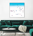 Whitewashed Beach A by THE Studio on GIANT ART - blue everyday life