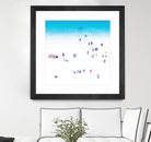 Whitewashed Beach A by THE Studio on GIANT ART - blue everyday life