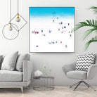 Whitewashed Beach A by THE Studio on GIANT ART - blue everyday life