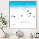 Whitewashed Beach A by THE Studio on GIANT ART - blue everyday life