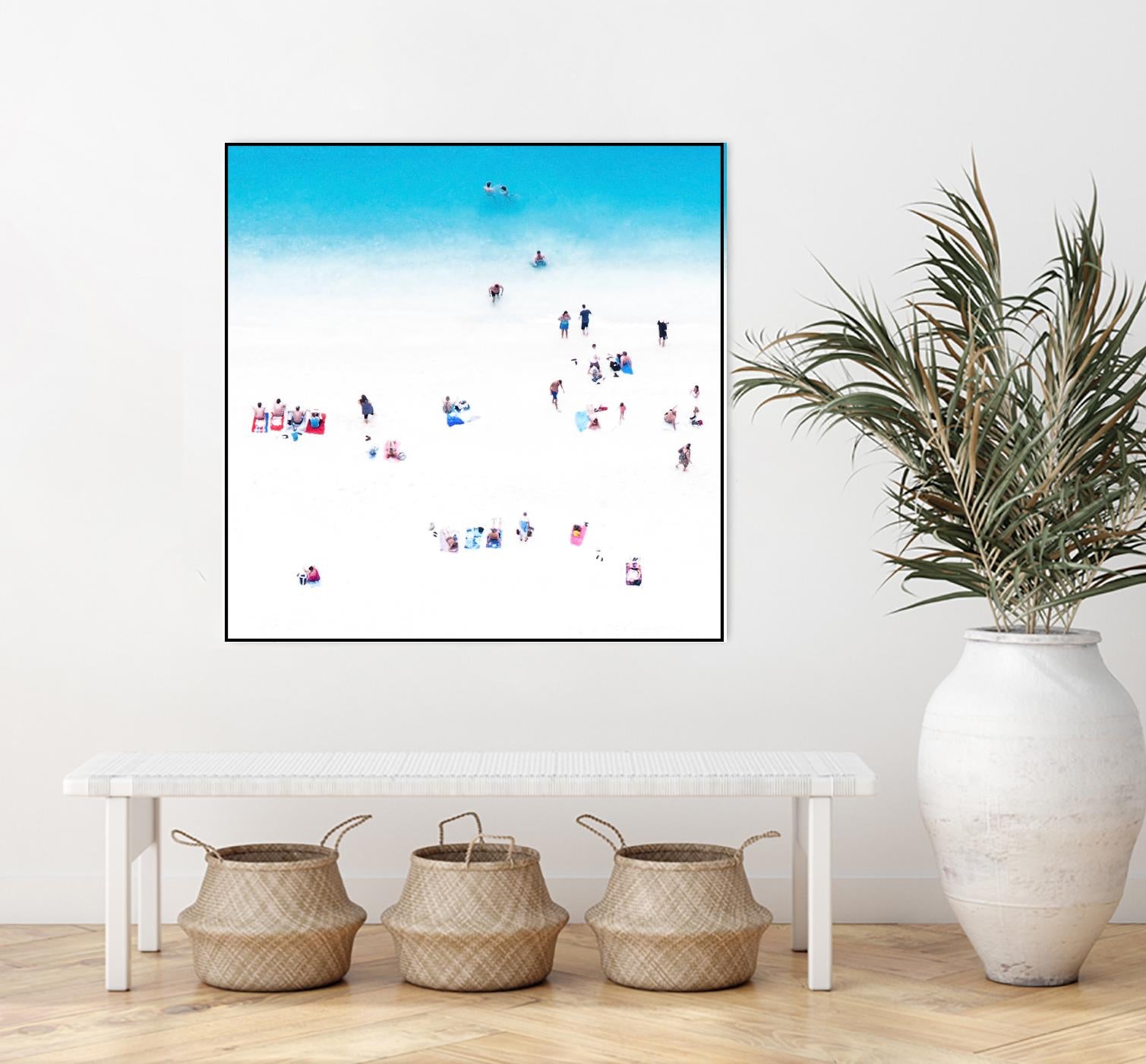 Whitewashed Beach A by THE Studio on GIANT ART - blue everyday life