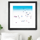 Whitewashed Beach A by THE Studio on GIANT ART - blue everyday life