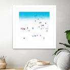 Whitewashed Beach A by THE Studio on GIANT ART - blue everyday life