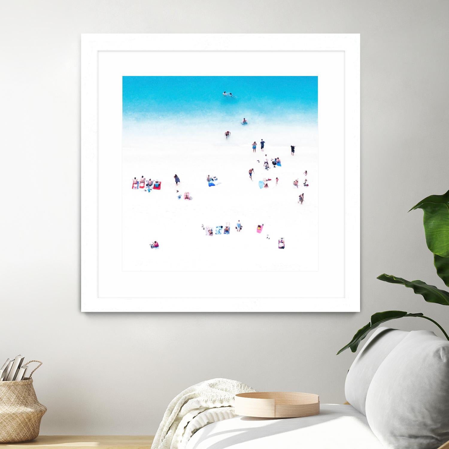 Whitewashed Beach A by THE Studio on GIANT ART - blue everyday life