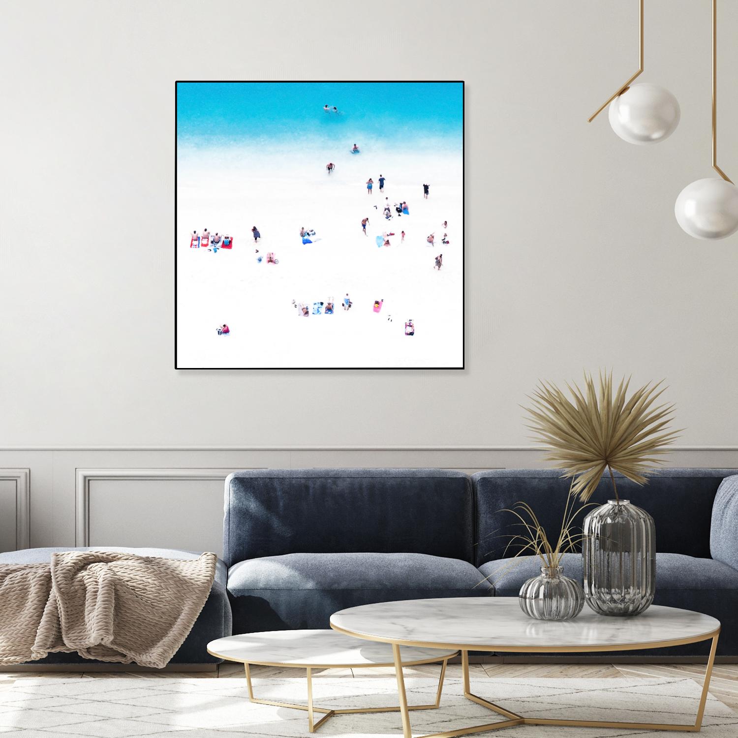 Whitewashed Beach A by THE Studio on GIANT ART - blue everyday life
