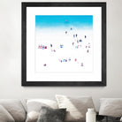Whitewashed Beach A by THE Studio on GIANT ART - blue everyday life