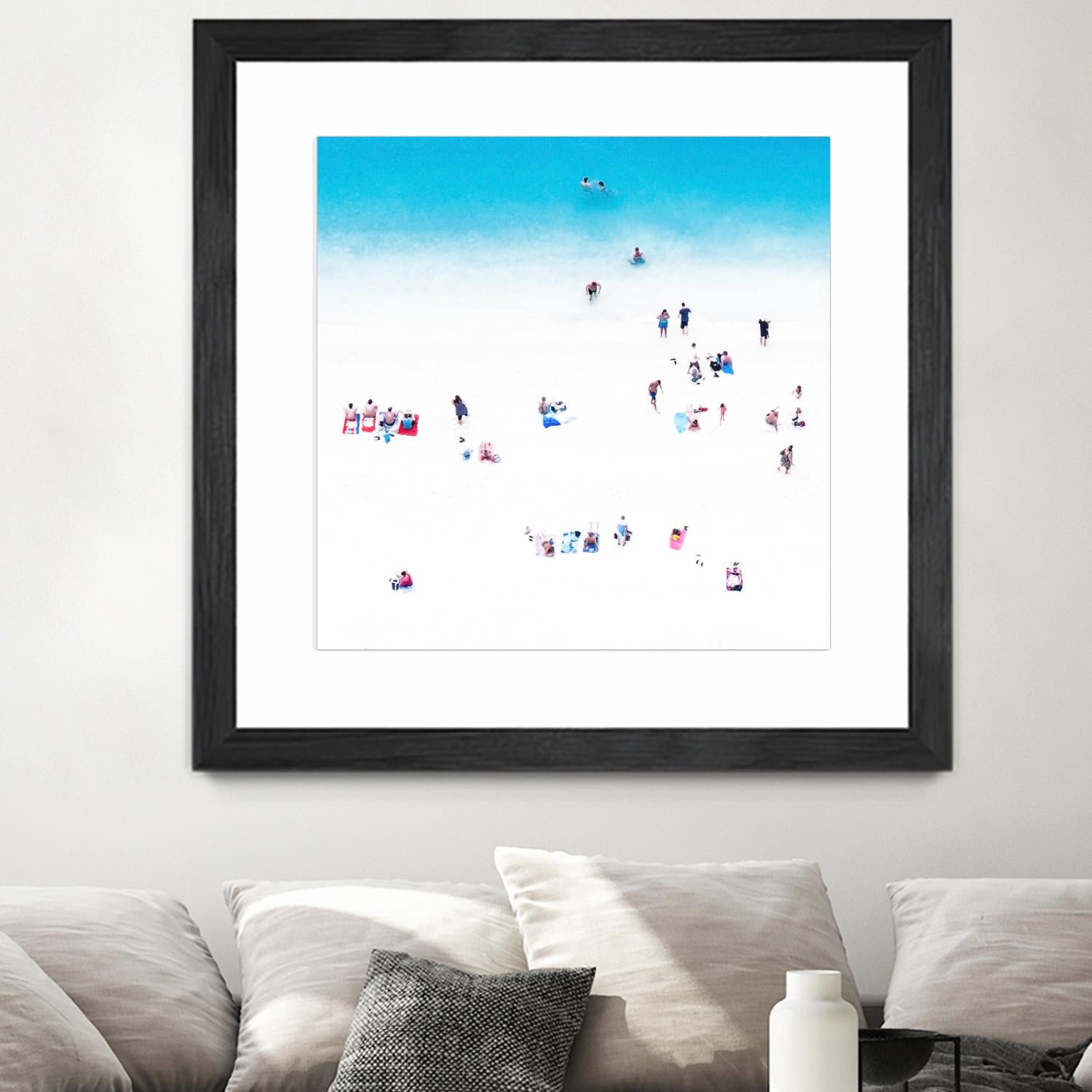 Whitewashed Beach A by THE Studio on GIANT ART - blue everyday life