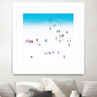 Whitewashed Beach A by THE Studio on GIANT ART - blue everyday life