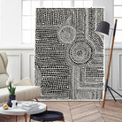 Clustered Dots A by Natasha Marie on GIANT ART - white black & white dots