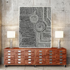 Clustered Dots A by Natasha Marie on GIANT ART - white black & white dots