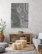 Clustered Dots A by Natasha Marie on GIANT ART - white black & white dots