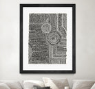 Clustered Dots A by Natasha Marie on GIANT ART - white black & white dots