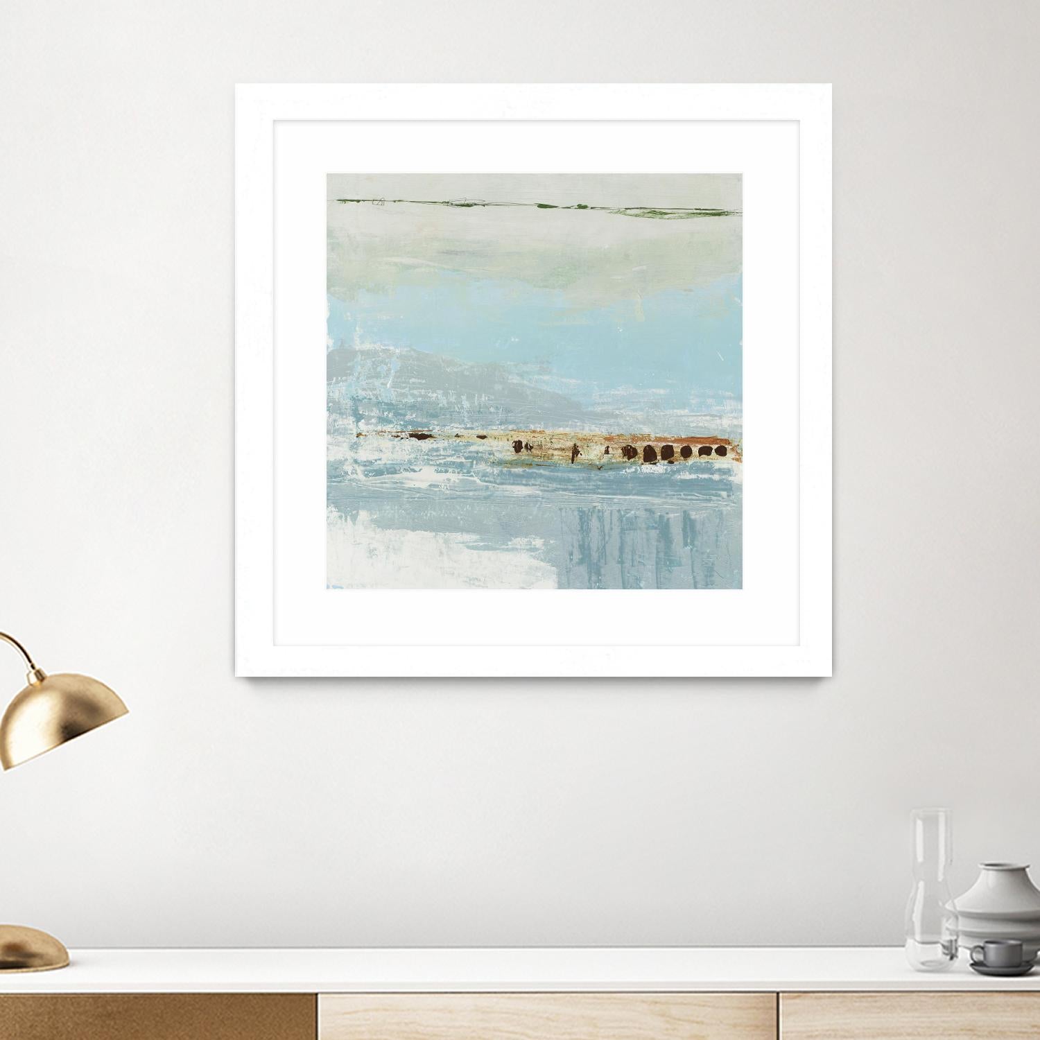 Echo 4 by KG Studio on GIANT ART - blue abstracts beach