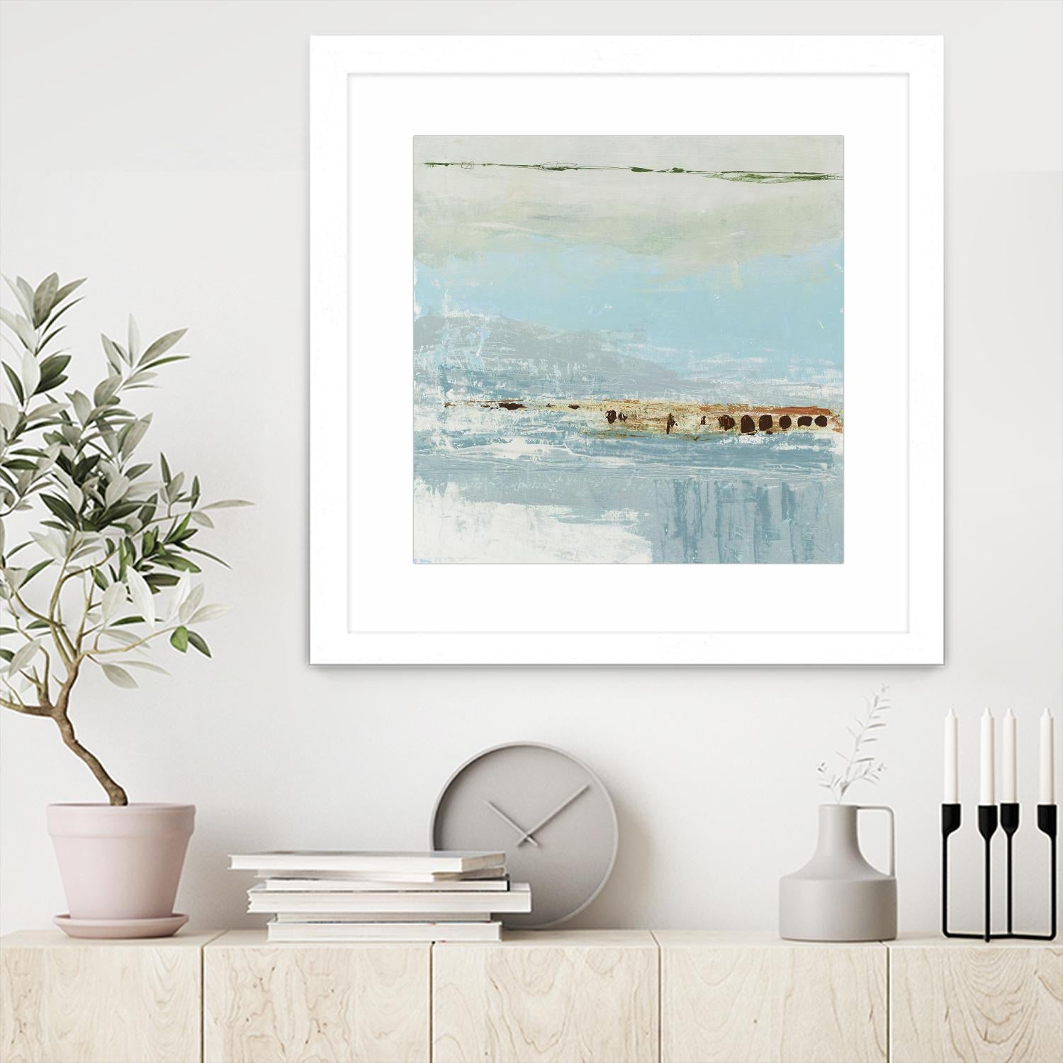 Echo 4 by KG Studio on GIANT ART - blue abstracts beach