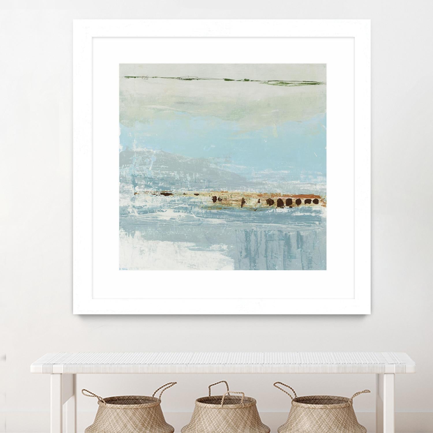 Echo 4 by KG Studio on GIANT ART - blue abstracts beach