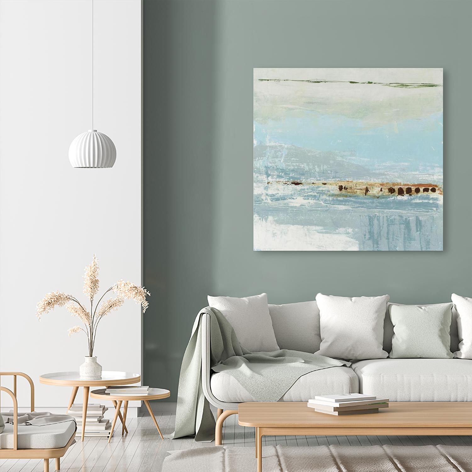 Echo 4 by KG Studio on GIANT ART - blue abstracts beach