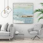 Echo 4 by KG Studio on GIANT ART - blue abstracts beach