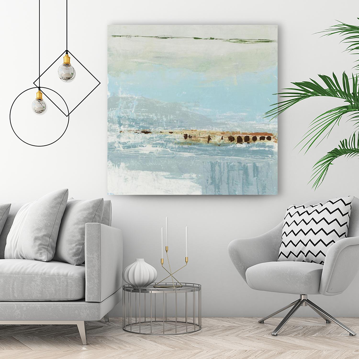 Echo 4 by KG Studio on GIANT ART - blue abstracts beach