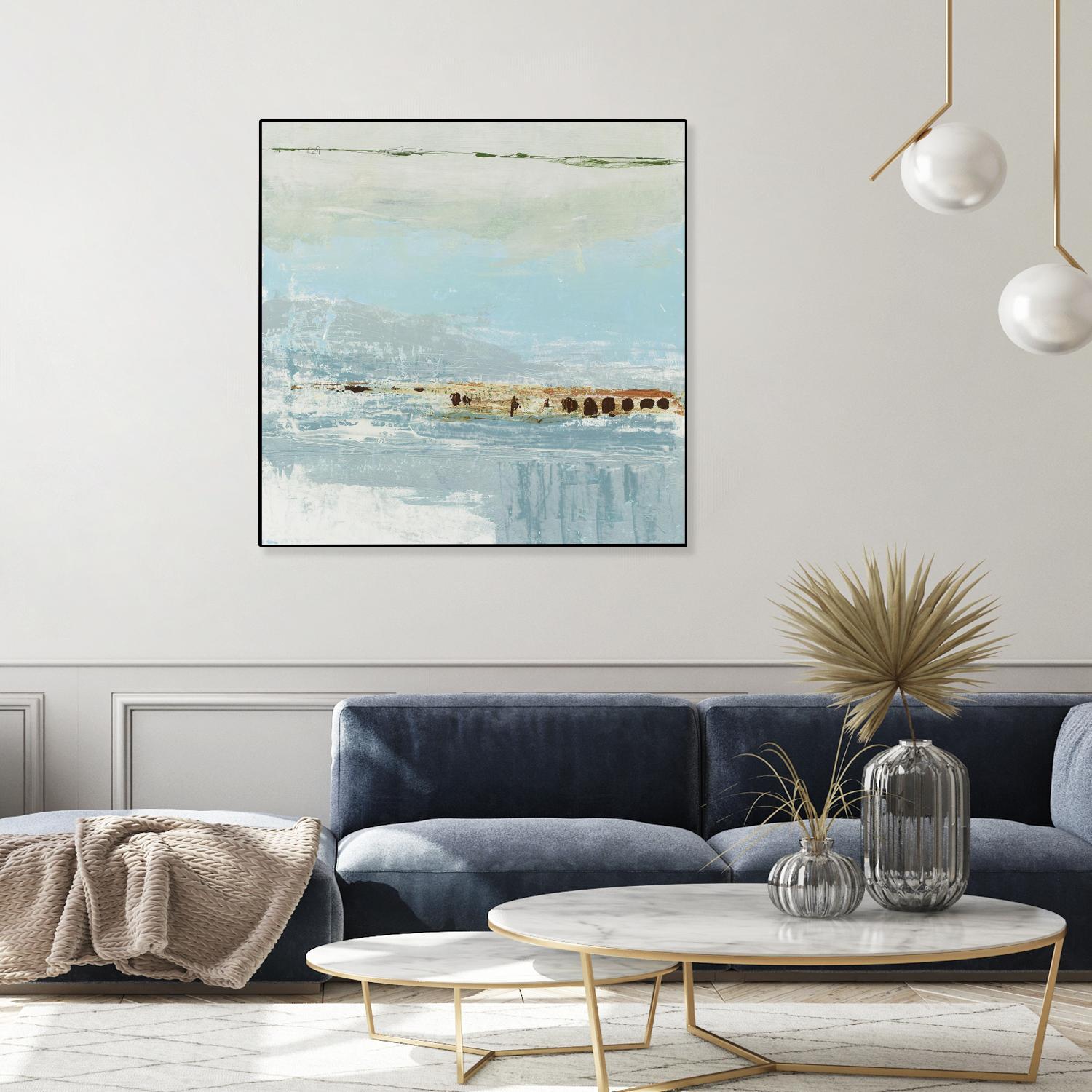 Echo 4 by KG Studio on GIANT ART - blue abstracts beach