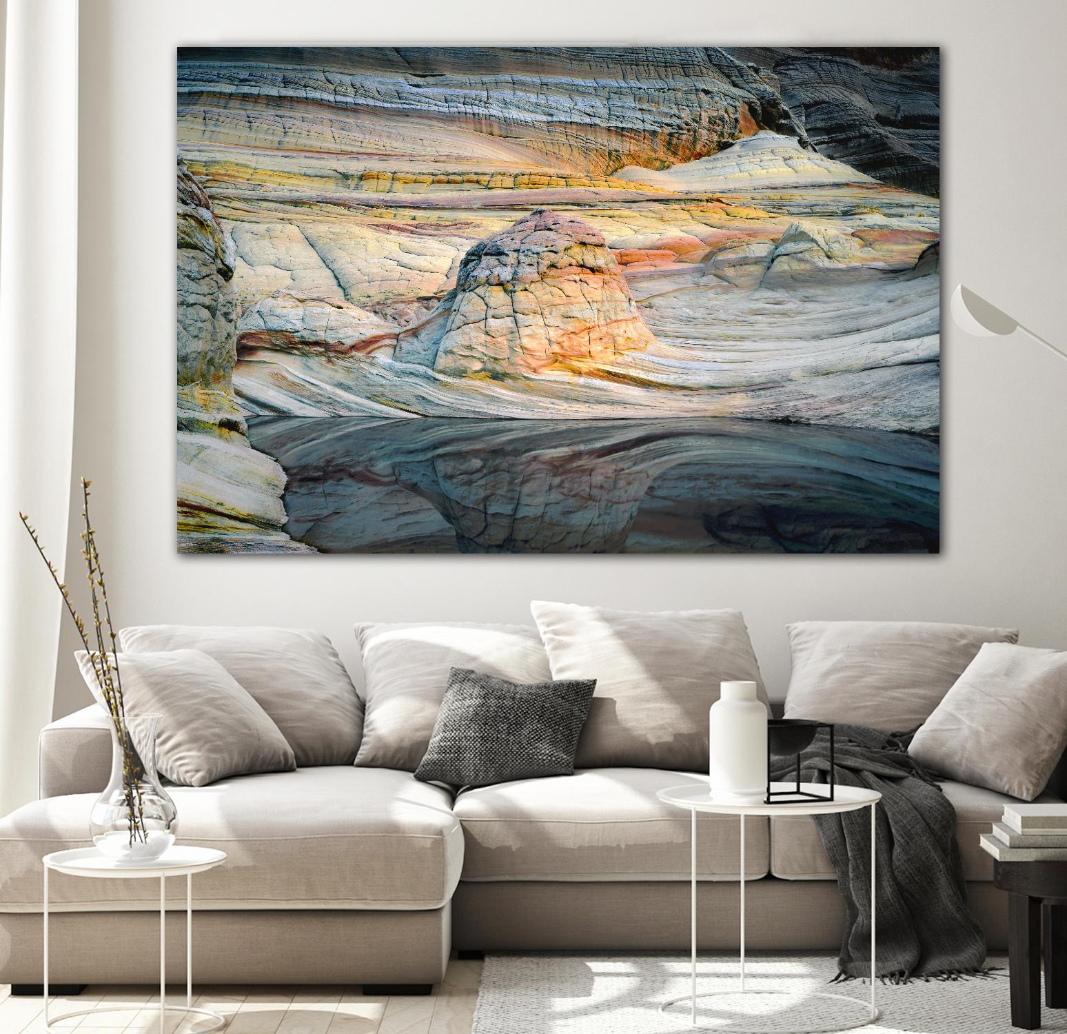 Coyotte Bluffs 1 by Robert Hansen on GIANT ART - grey landscape