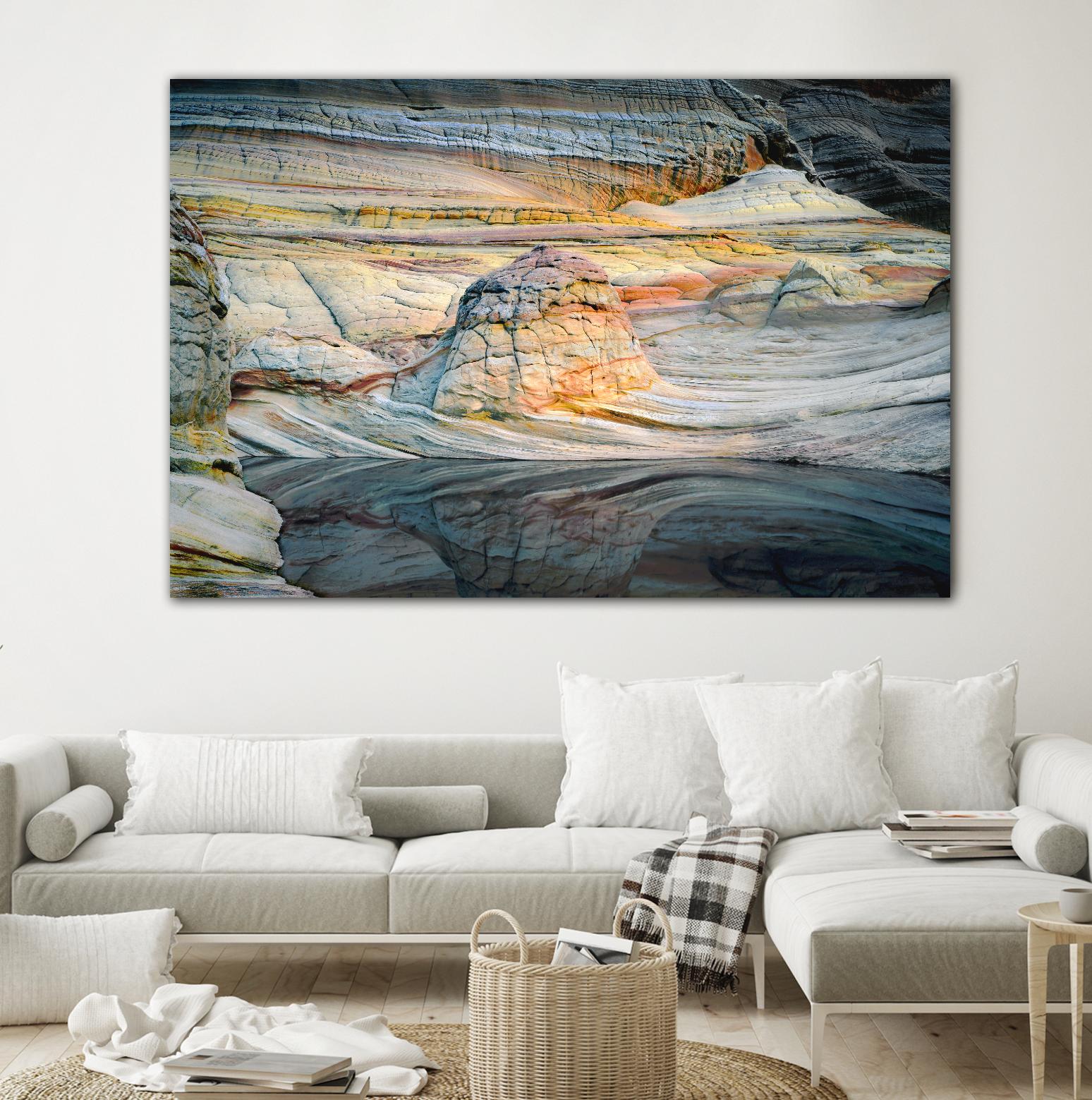 Coyotte Bluffs 1 by Robert Hansen on GIANT ART - grey landscape